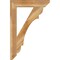 Ekena Millwork Olympic Slat Rough Sawn Bracket, Western Red Cedar, 4"W x 24"D x 36"H BKT04X24X36OLY06RWR - alternate 3